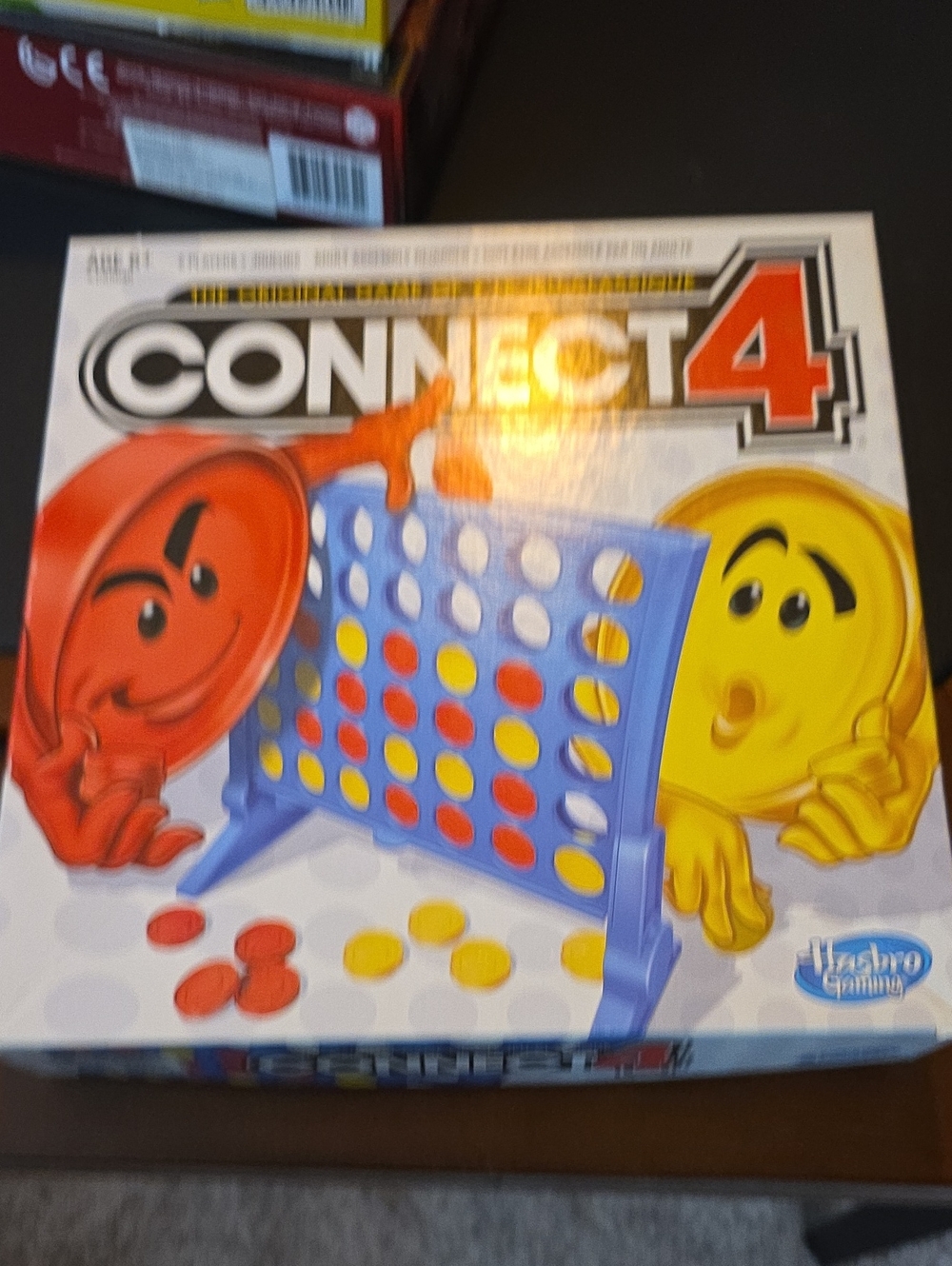Hasbro Connect 4 Classic Strategy Game - Red & Yellow